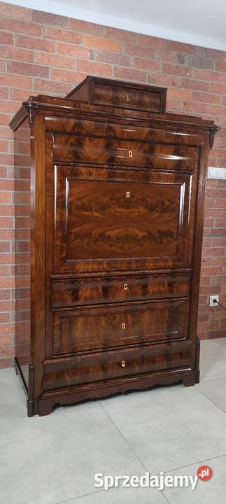 Ekskluzywna szafa blenda biedermeier antyk Łagów