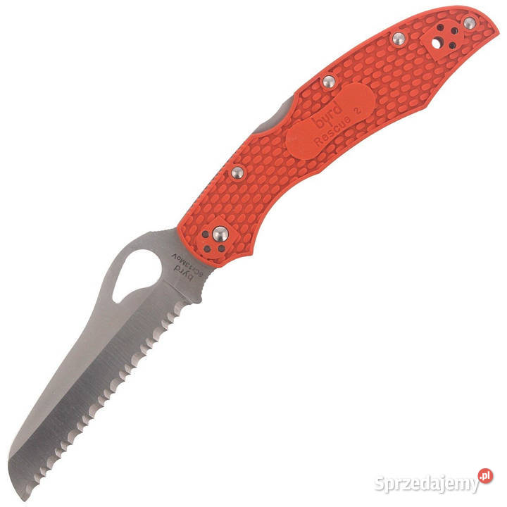 Nóż Spyderco Byrd Cara Cara Rescue 2 FRN Orange