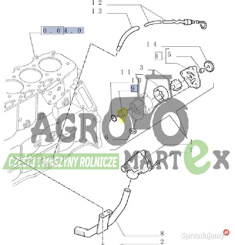83999696 F0NN6C613AA TULEJA CNH Wichrów