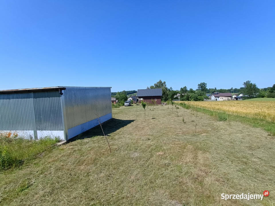 Działka z 2 domkami całorocznymi asfalt Kleszczowa