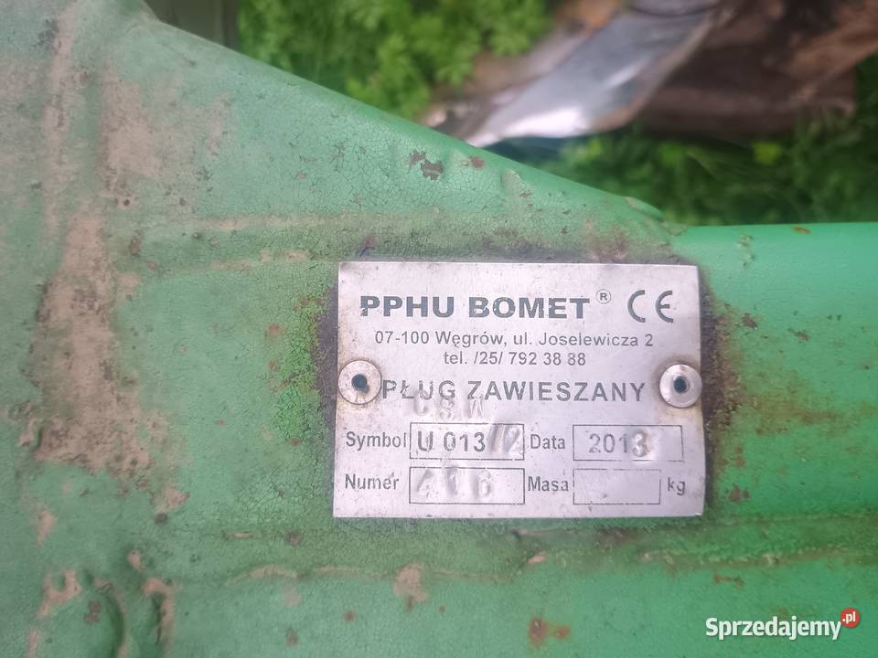 Pług Bomet 4 Działoszyce
