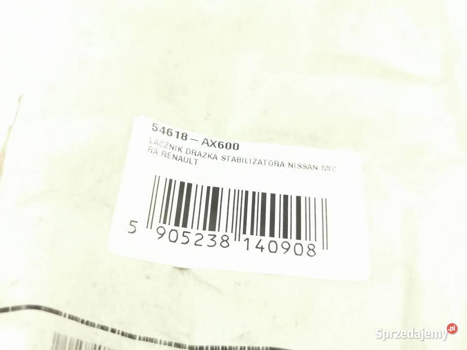 ŁĄCZNIK DRĄŻKA STABILIZATORA NISSAN MICRA 0310 osobowe Łączniki stabilizatorów lubelskie