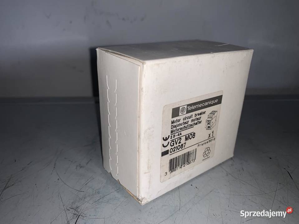 Wyłącznik silnikowy Telemecanique GV2M08 254A