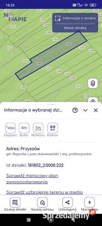 Działki leśne Burdze