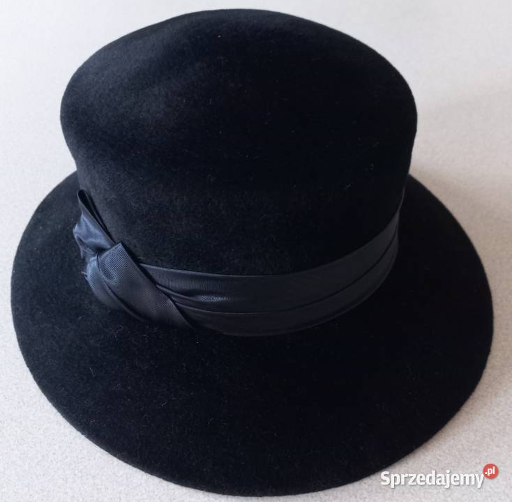 Kapelusz damski welurowy vintage Poznań