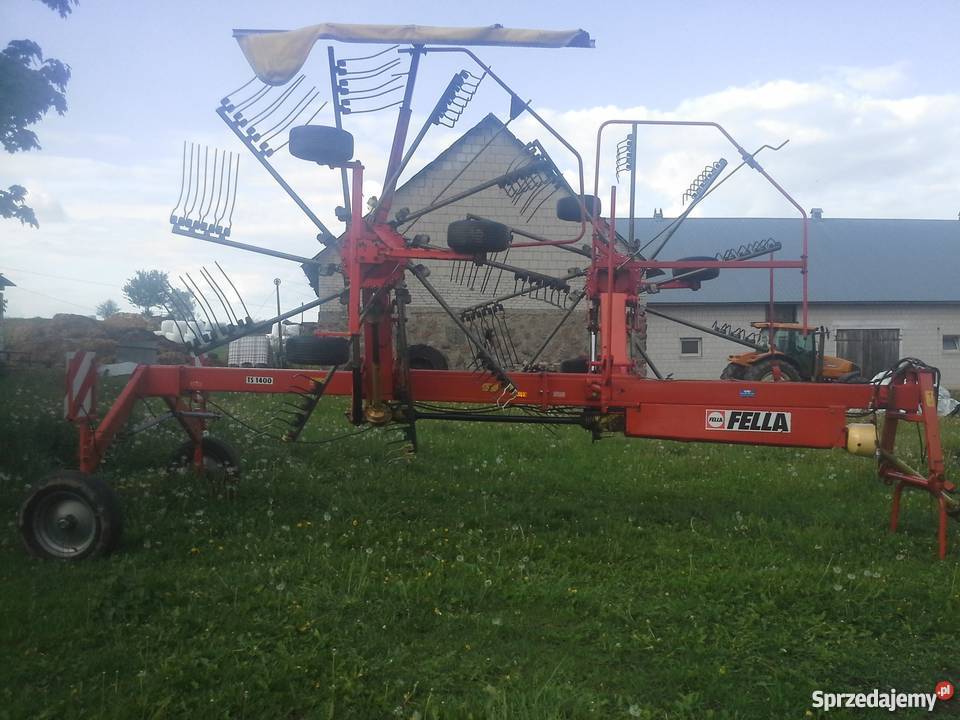 Zgrabiarka dwukaruzelowa podwójna Fella Ts 1400 Maszyny rolnicze