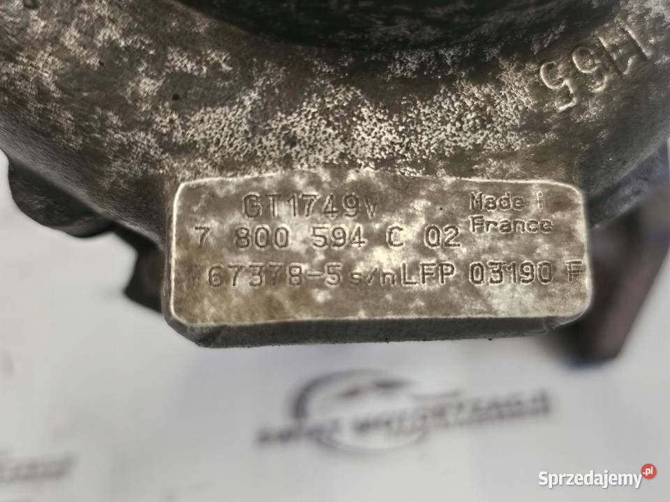 BMW X3 E87 E60 E90 10r 20 D N47D20C turbina