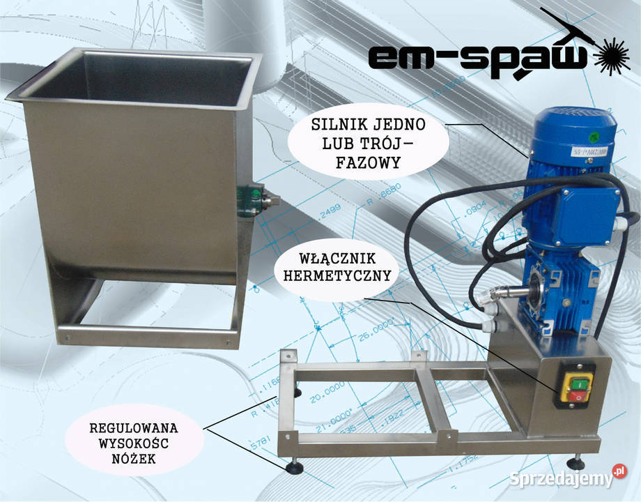 Mieszarka Mieszałka do mięsa farszu EMSPAW 30 L Siedlce