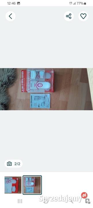 Nowy depilator na baterie do ciała Warszawa sprzedam