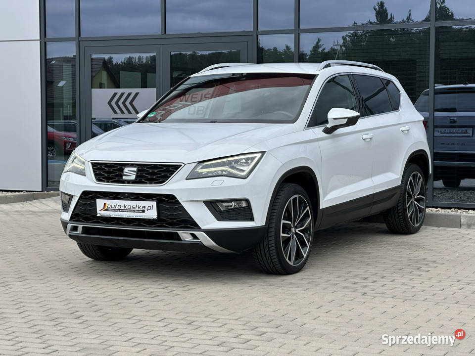 Seat Ateca 8xAlu Skóra EleKlapa Navi Kamera360 biały opolskie Kąty Opolskie