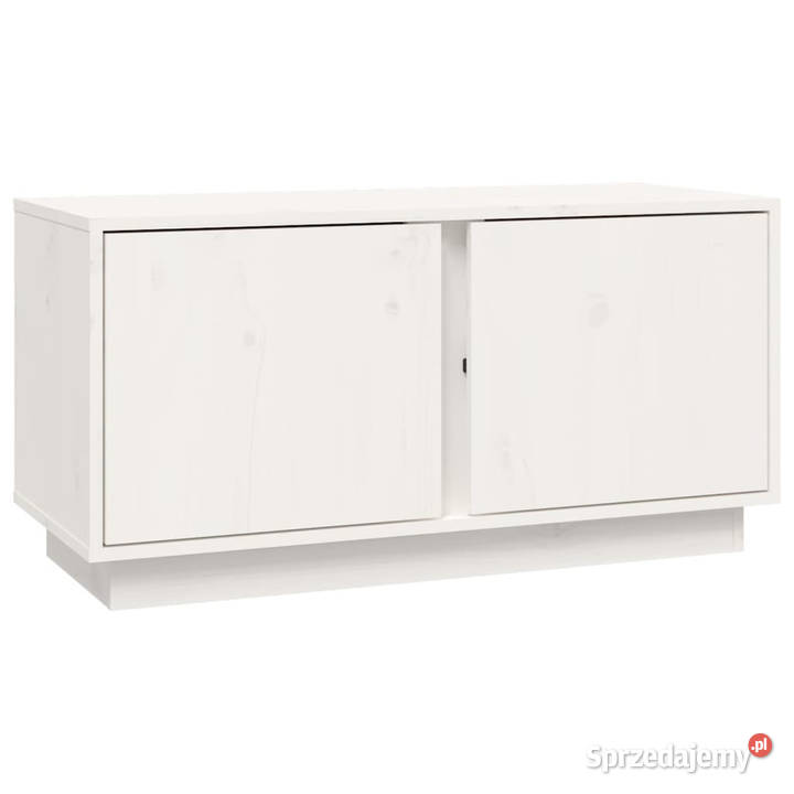 Szafka pod telewizor biała 80x35x405 lite drewno Warszawa