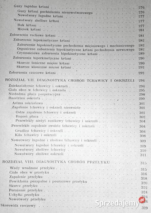 Diagnostyka szczegółowa chorób uszu nosa i Chełm