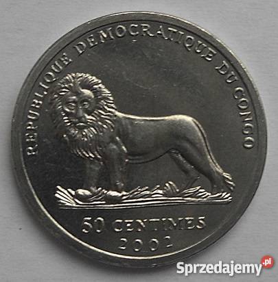 KONGO50 CENTIMES2002 r VERNEY L CAMEREON Legionowo sprzedam
