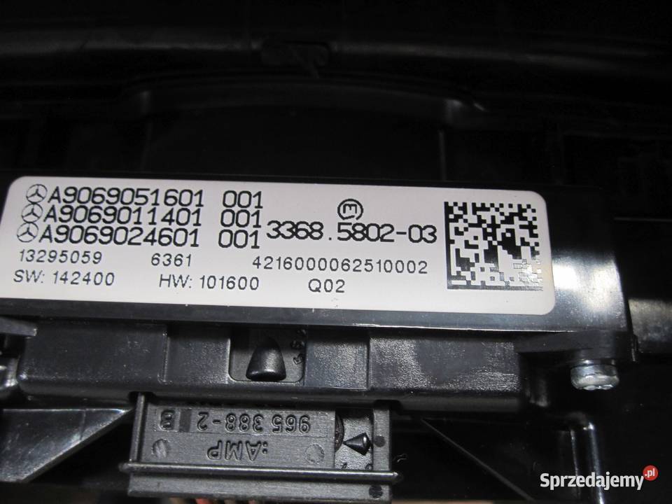 SPRINTER II W906 LIFT 16r ramka obudowa radia Kielce