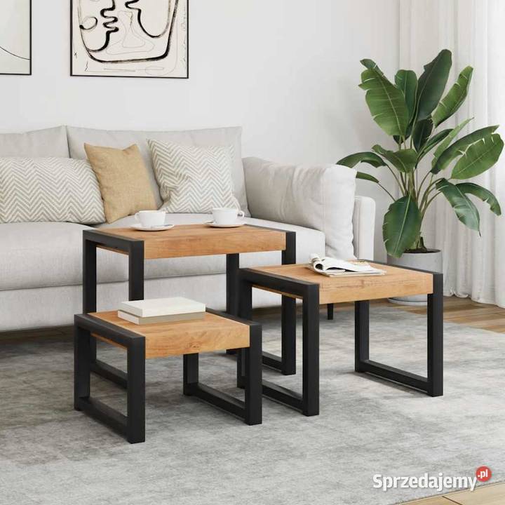 vidaXL Stoliki wsuwane pod siebie 3 SKU321552 Warszawa