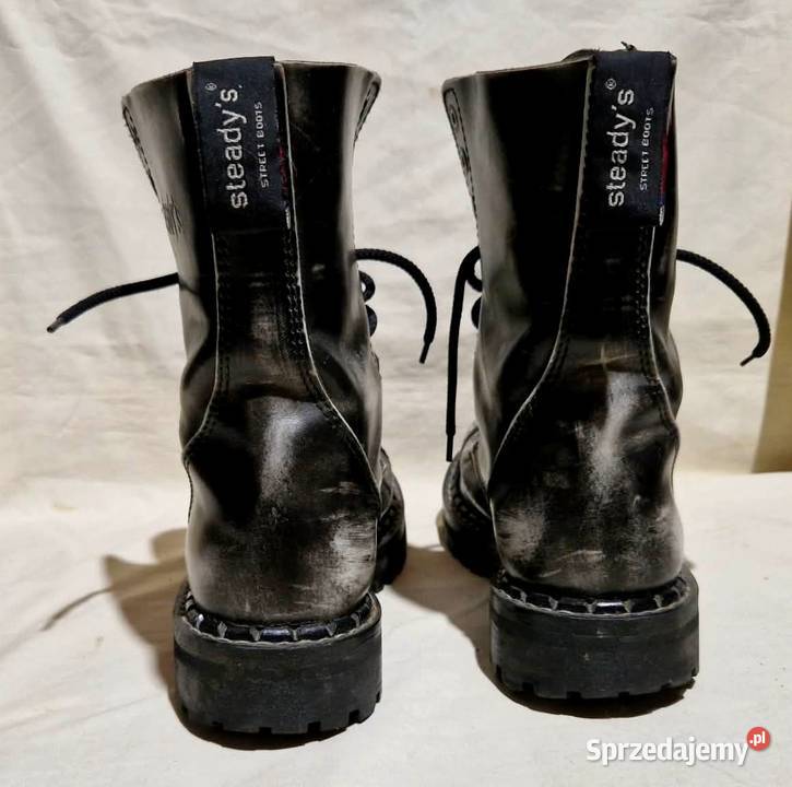 Glany STEADYS 10 dziurek czarne przecierane r 40 25.5cm Pozostałe Biała Podlaska