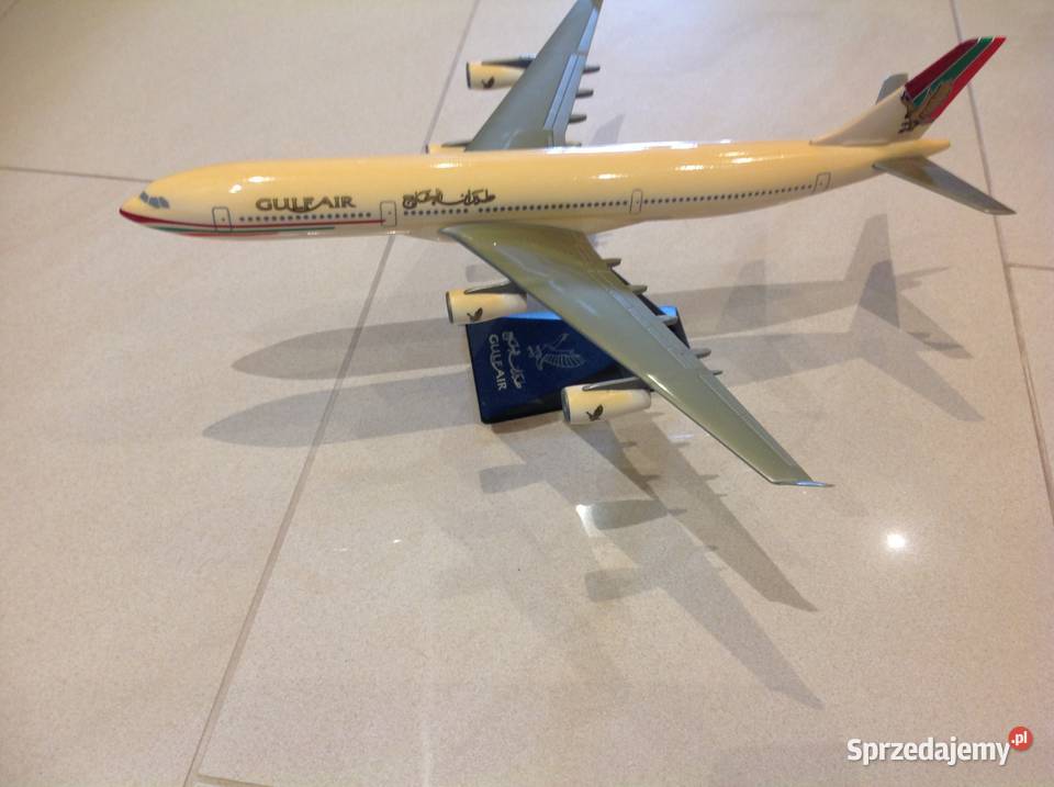 Model Samolotu GULFAIR Dekoracja lubuskie Nowa Sól