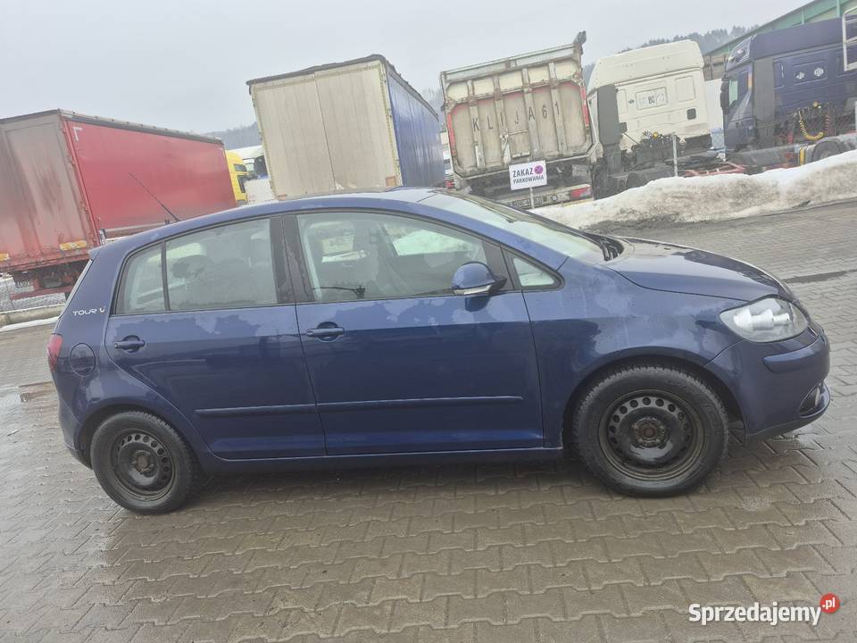 Volkswagen Golf plus 14 benzyna 2007r Rok produkcji 2007 małopolskie Nowy Sącz