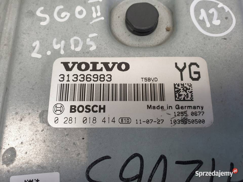 Volvo S60 II 24 D5 STEROWNIK SILNIKA komputer osobowe Chełm sprzedam