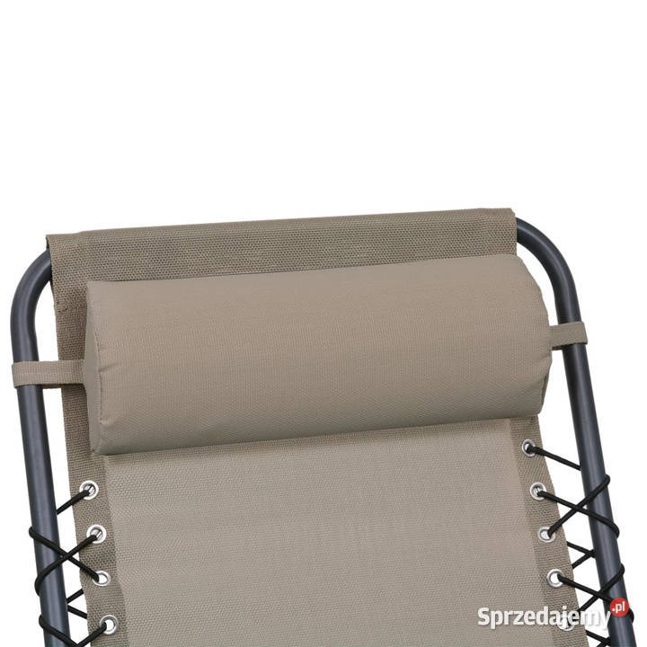 Poduszka zagłówek na krzesło taupe 40x75x15 Warszawa