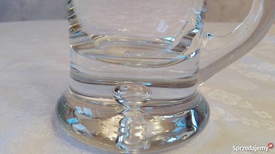 Kufel szklany stare Krosno przezroczysty Białystok sprzedam