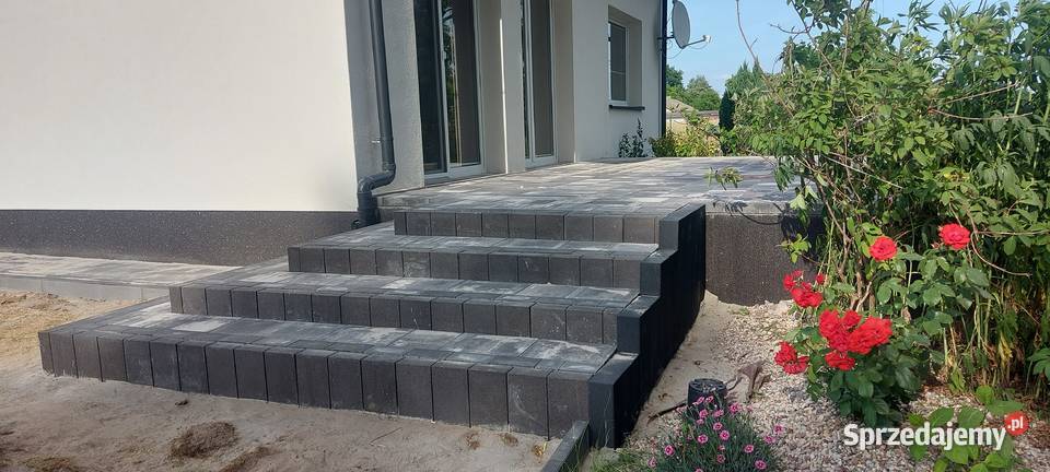 Siedlisko pod gryla Palenisko z kostki brukowej Meble ogrodowe Wyszogród