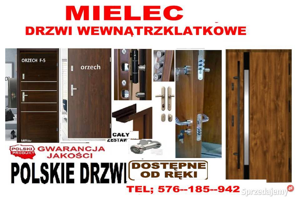 Drzwi z montażem ZEWNĘTRZNE drewniane i metalowe podkarpackie Mielec