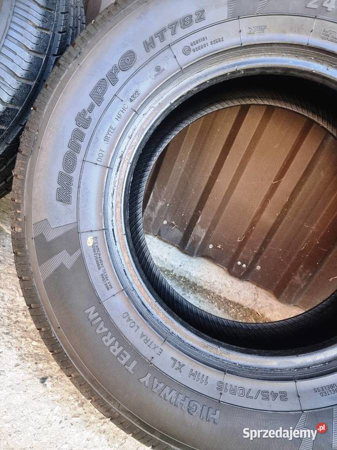 WIELOSEZON 245 70 R16 Nowe 2023r MontPRO HT782 całoroczne Nowy Sącz