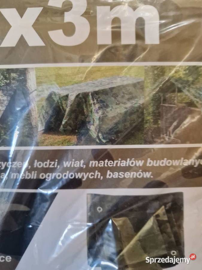 Plandeka kamuflażmoro 183x3m 100gsm G70610 Głogowa