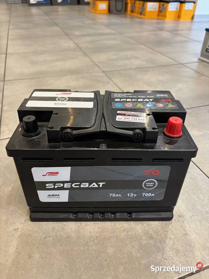 Akumulator 60Ah 600A Specbat Agm startstop