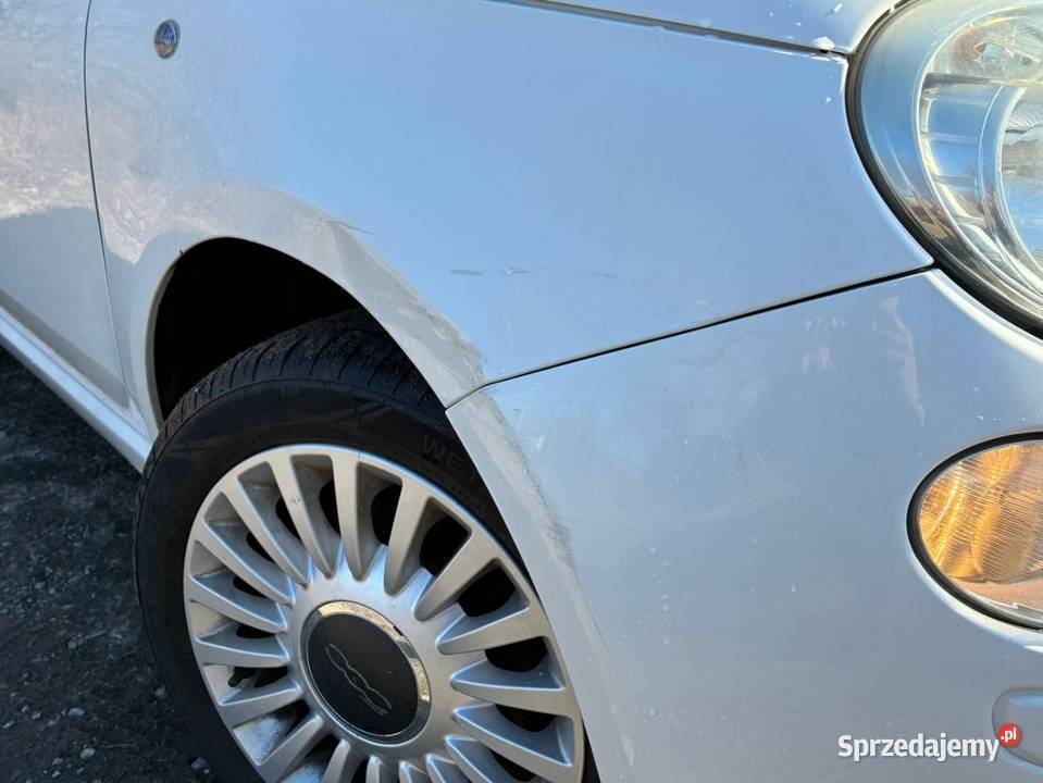 Fiat 500 niski przebieg aluminiowe felgi mazowieckie Ławki