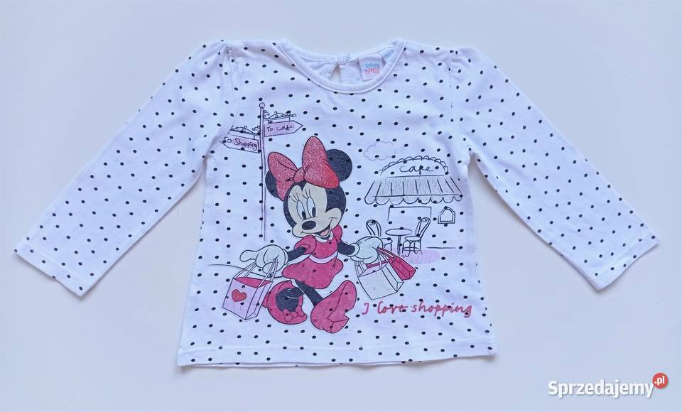 2 Pack bluzek Disney Minnie Mouse 80 Rozmiar 80 Odzież sprzedam