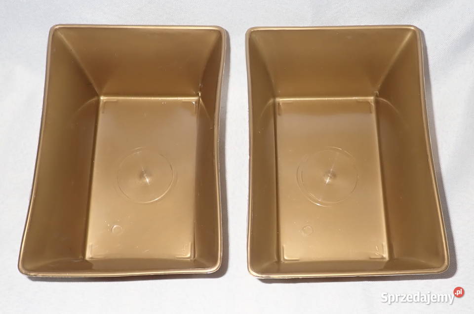 Miski na stroiki IKEBANA ŚREDNIA 19 złote grafit