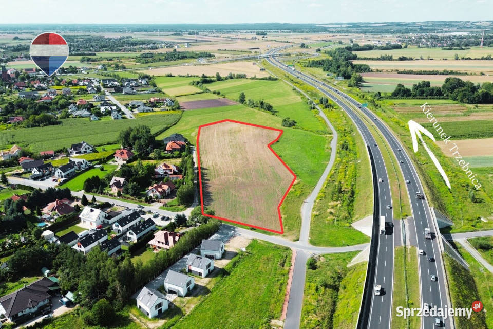 Działka inwestycyjna pod osiedle domówbliźniaków Malin