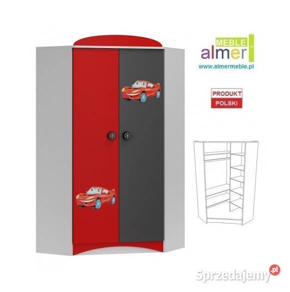 SUPER CAR N28 szafa narożna dziecięca 95x95 w190 Lubsko
