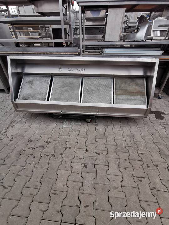 Okap przyscienny 215x45x80 34 wielkopolskie Krotoszyn sprzedam