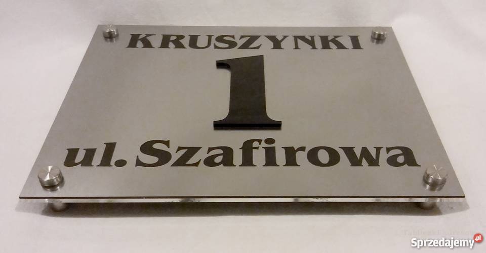 Tabliczka adresowa 3D numer na dom wysyłka śląskie Lubliniec sprzedam