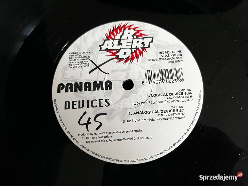 Panama Devices Trance Hard Trance elektroniczna Błażejowice