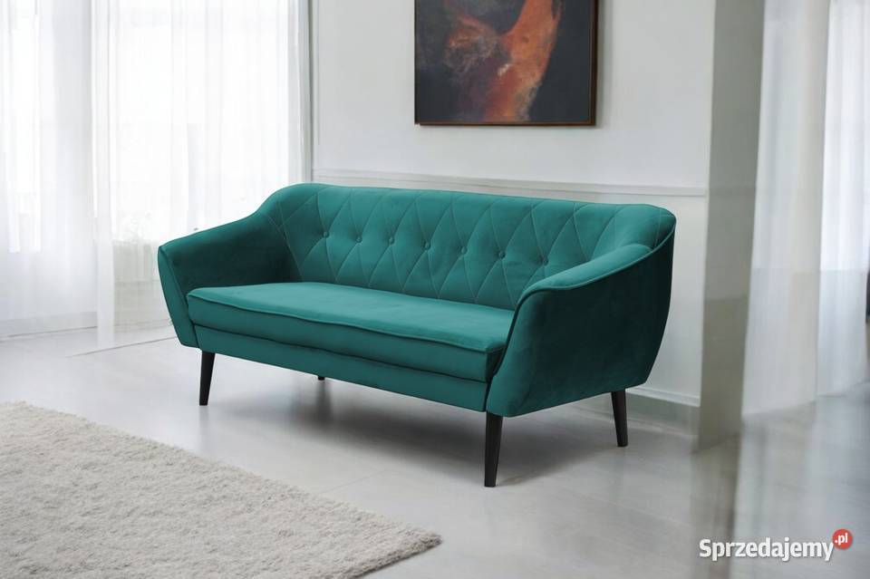 Sofa Maya 3 Osobowa Turkusowa Dostawa 0 wielkopolskie sprzedam
