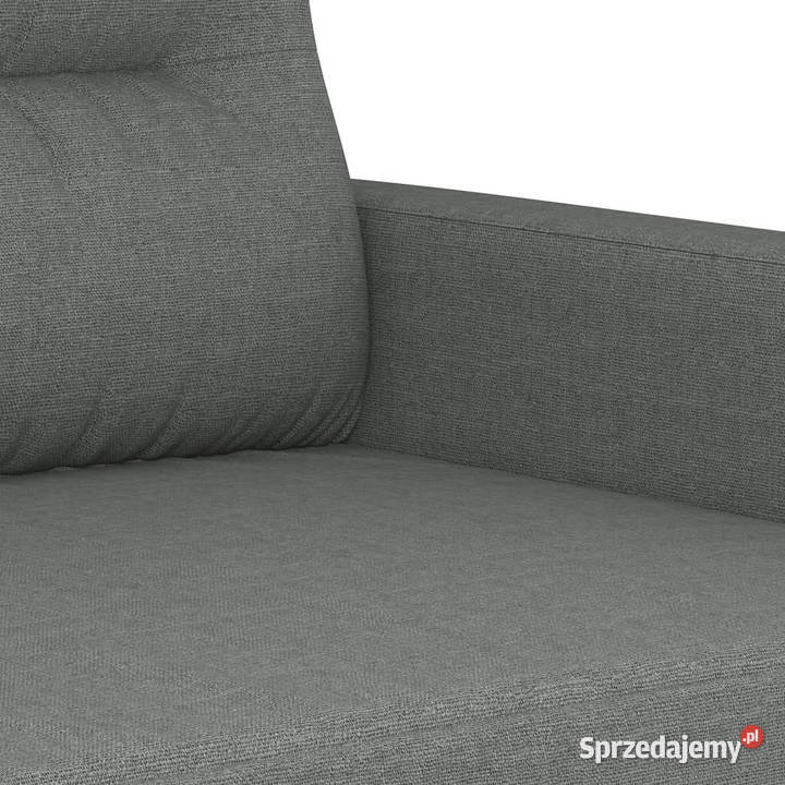 Sofa 2osobowa ciemnoszara 120 tapicerowana Sofy i kanapy Warszawa