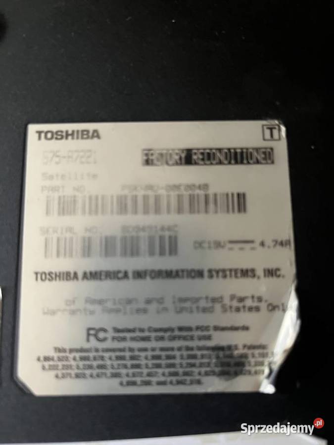 laptop toshiba satellite S75 Lubin