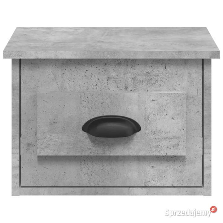 Wisząca szafka nocna szarość betonu 415x36x28 Nocne mazowieckie Warszawa