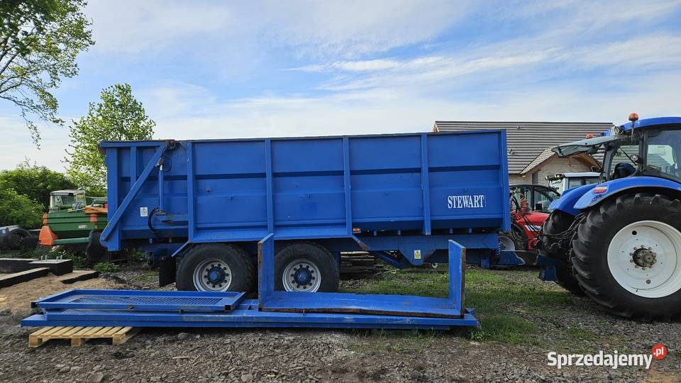Stewart Tandem 205Tony 30m3 2009r Przyczepy rolnicze Gruntowice sprzedam