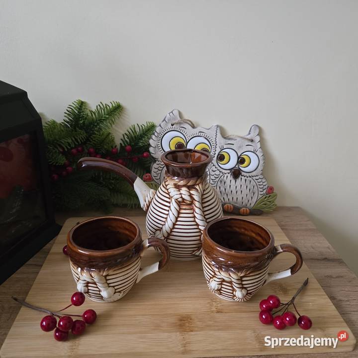 Zestaw do kawy ceramiczny tygielek i dwie Bydgoszcz