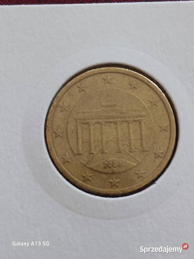 50 Eurocentów Niemcy 2004 r men G wielkopolskie Konin sprzedam