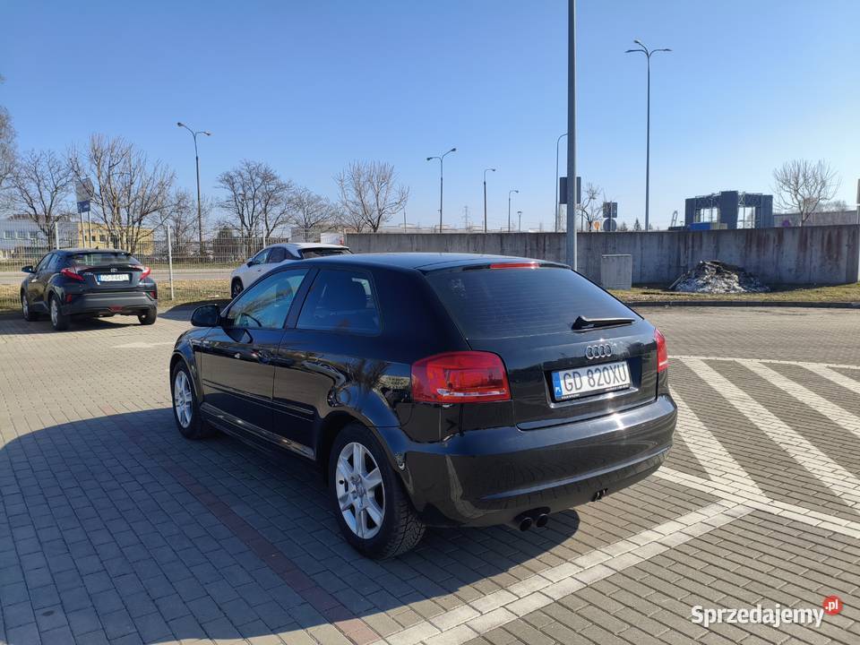 Audi A3 8P 18tfsi Zadbane 3drzwi 1798cm3 A3 pomorskie Gdańsk