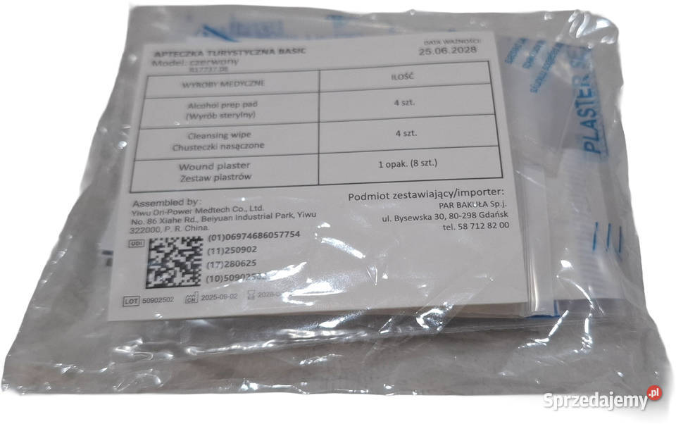 Breloczek apteczka turystyczna Base 8x105 Brelok śląskie Czeladź