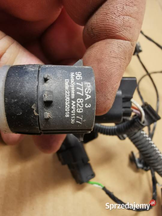Instalacja wiązka zderzaka tył ds3 c3 II 2 4 pdc Sieraków