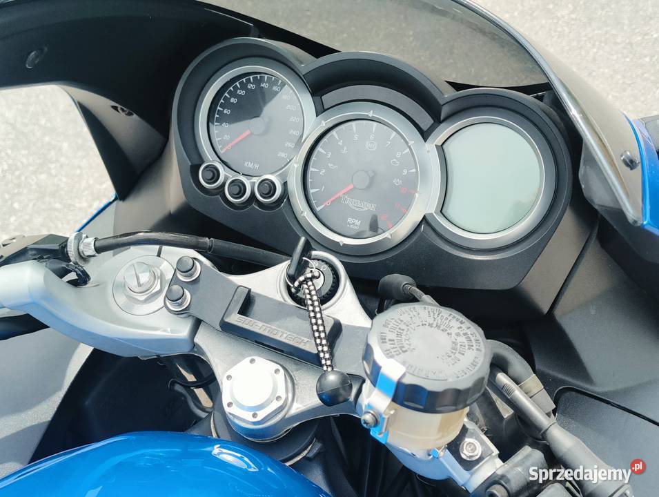 Triumph Sprint ST 1050 ABS kufry zadbany zarw niebieski Motocykle, skutery, quady Gryfino sprzedam