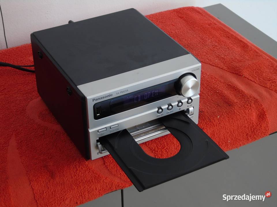 Wieża Panasonic SAPM254 radio RDS USB mp3 BT CD Jasło